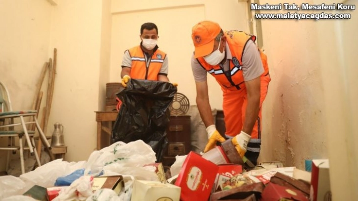 Yaşlı kadının yardımına Battalgazi Belediyesi yetişti