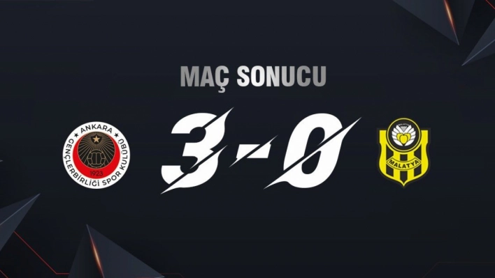 Geçlerbirliği 3 Yeni Malatyaspor 0