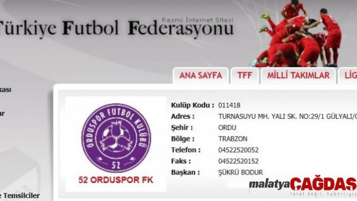 Yeni Orduspor'un ismi ve logosu değişti