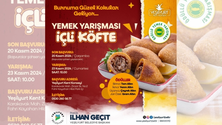 Yeşilyurt Kent Konseyi'nden İçli Köfte Yemek Yarışması