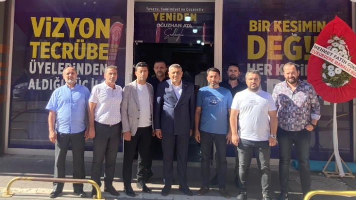 YMS Başkanı Yaman'dan Sadıkoğlu'nun Seçim Ofisine Ziyaret