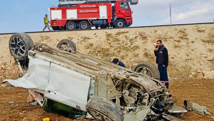 Yola fırlayan köpek kazaya sebep oldu