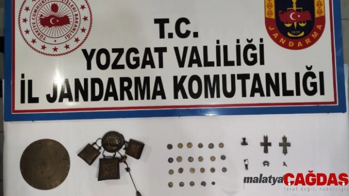 Yozgat'ta 31 parça tarihi eser ele geçirildi