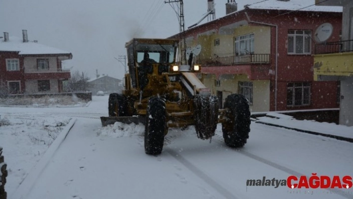 Yozgat'ta karlı mücadele