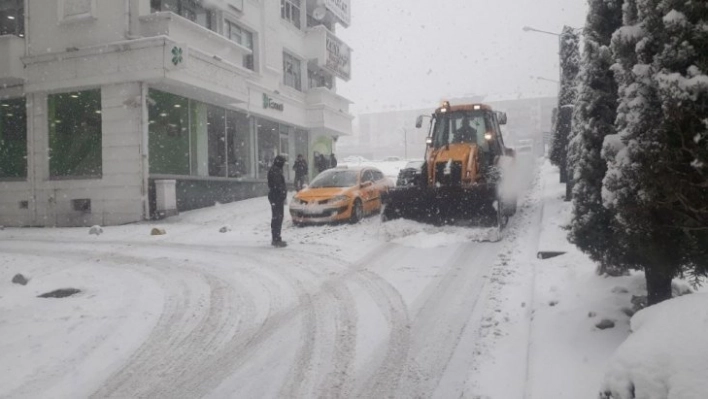 Yozgat'ta yoğun kar yağışı