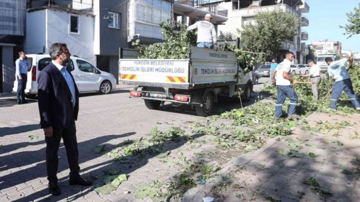 Yüreğir'de temizlik çalışması