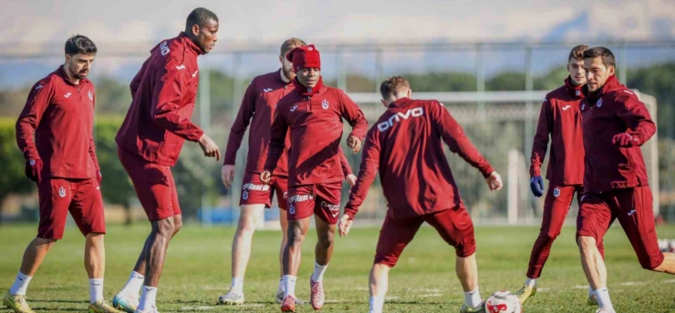 Trabzonspor, Fenerbahçe maçı hazırlıklarını sürdürdü