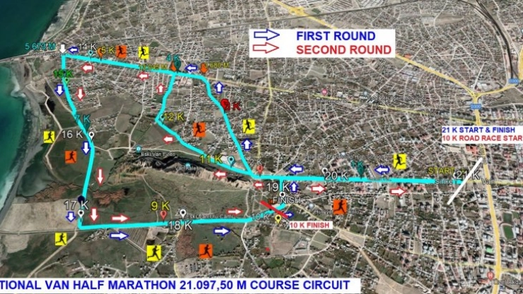 '1. Van Denizi Yarı Maratonu' başlıyor