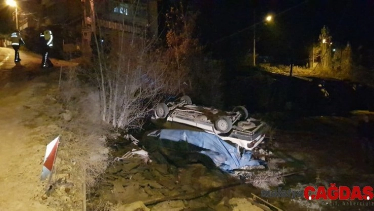 160 promil alkol ile kullandığı otomobil takla attı, 'araçta başka biri vardı' dedi