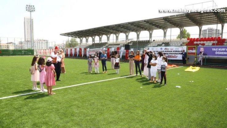 2021 yılı yaz Kur'an kursu düzenlenen şenlikle tamamlandı