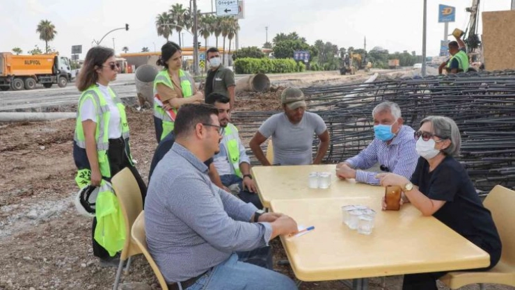 300 metrelik alt geçit için hummalı çalışma