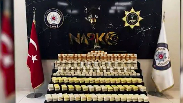 311 kilo narkotik madde ele geçirildi