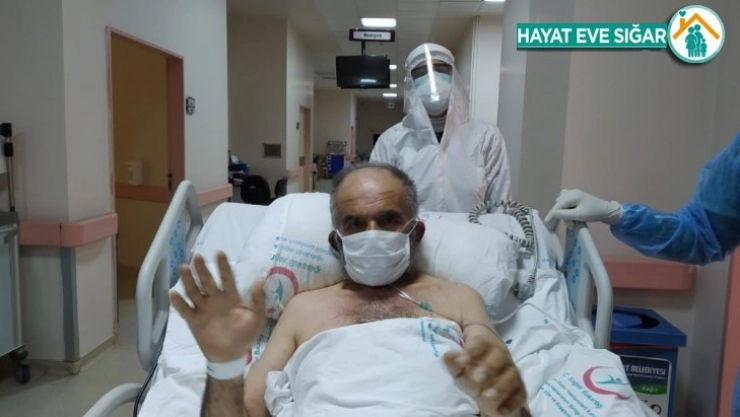 62 yaşında korona virüsü yendi