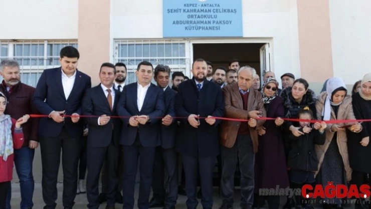 Abdurrahman Paksoy adına kütüphane açıldı