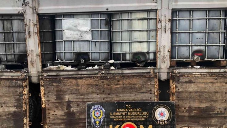 Adana'da 26 bin litre kaçak akaryakıt ele geçirildi