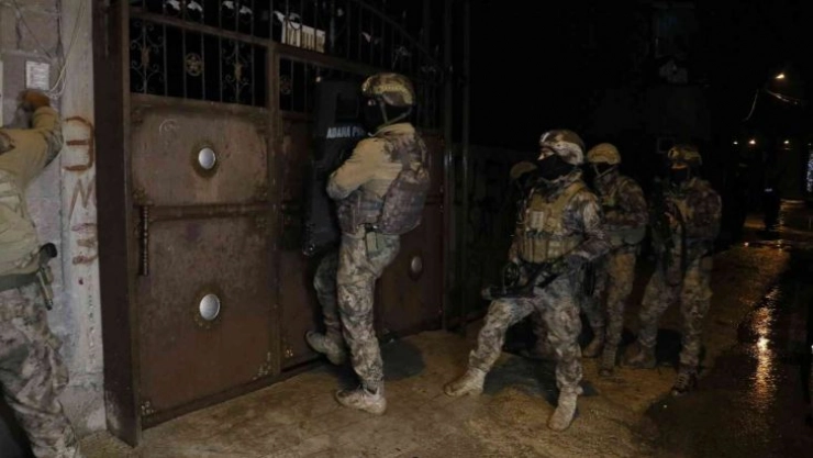 Adana'da şafak vakti terör örgütü DEAŞ'A operasyon