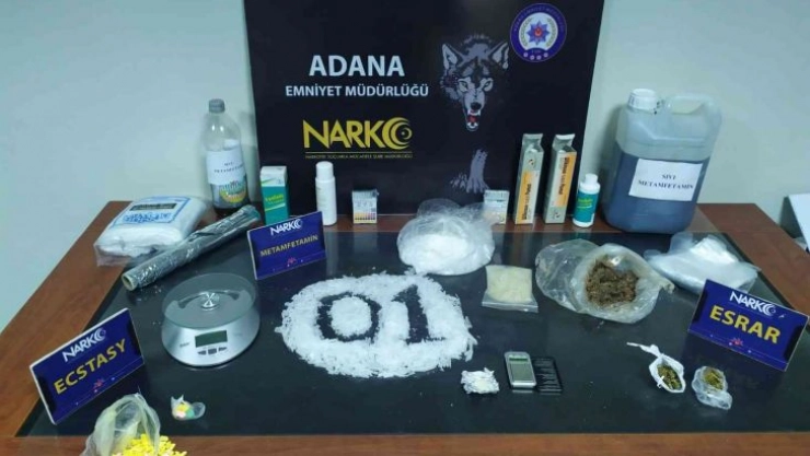 Adana'da uyuşturucu operasyonuna 1 tutuklama