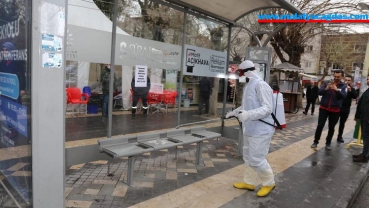 Adıyaman'da dezenfekte çalışmaları başladı