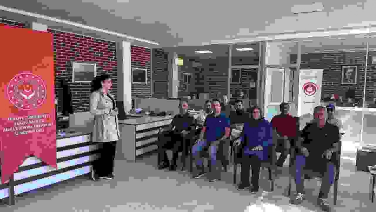 Ağın'da kadına yönelik  şiddetle mücadele çalışması