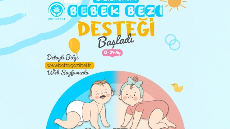 Ailelere bebek bezi yardımı