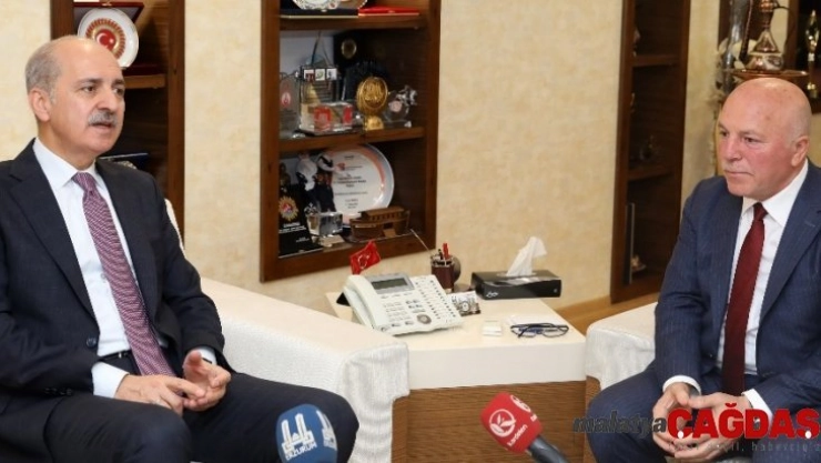 Ak Parti Genel Başkanvekili Kurtulmuş'tan Büyükşehir'e ziyaret