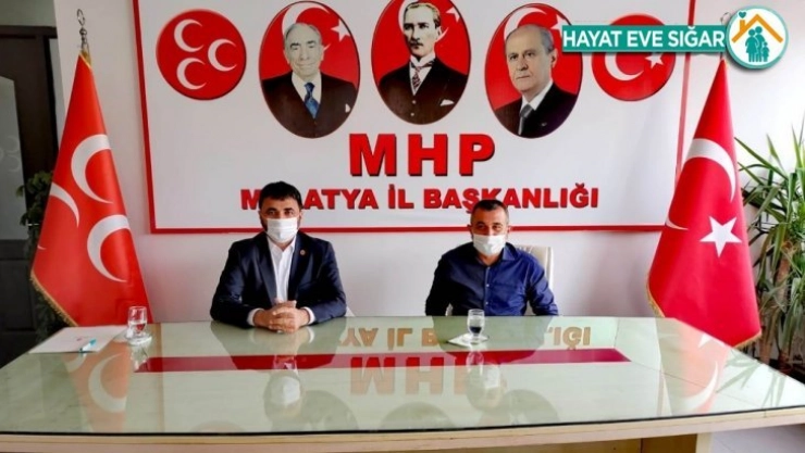 Başkan Koca'dan MHP il Başkanı Samanlı'ya ziyaret