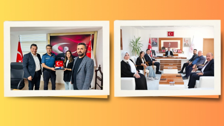 AK Parti Yeşilyurt Yönetimi Müdürleri Ziyaret Etti