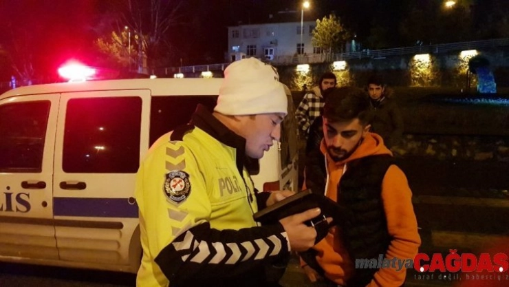 Alkollü yakalandı, 'Ayran içtim' dedi