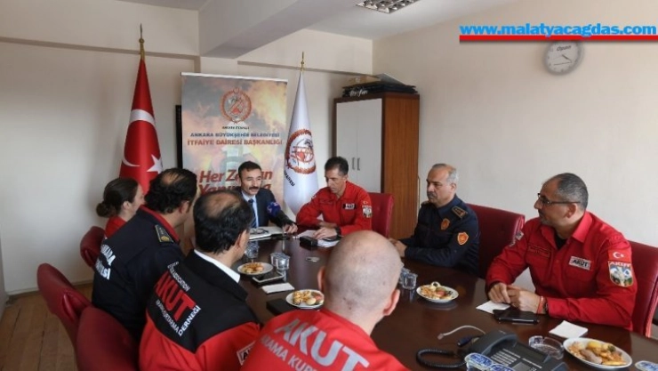 Ankara İtfaiyesi ve AKUT doğal afetlerde iş birliği yapacak
