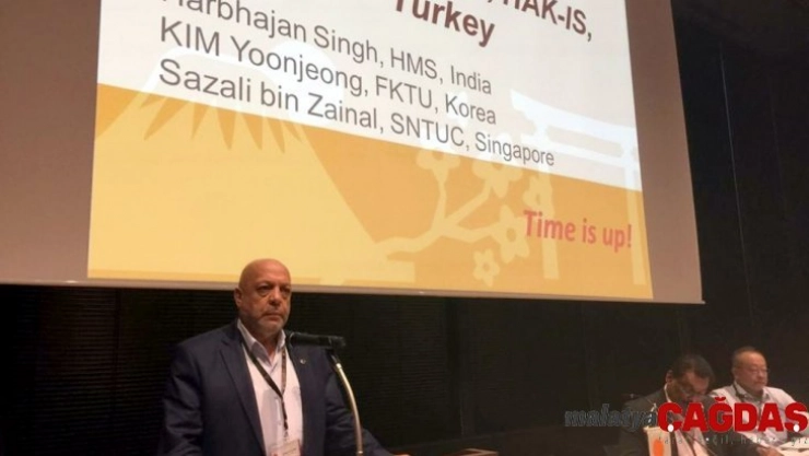 Arslan, Tokyo'da ITUC-AP Genel Kuruluna hitap etti