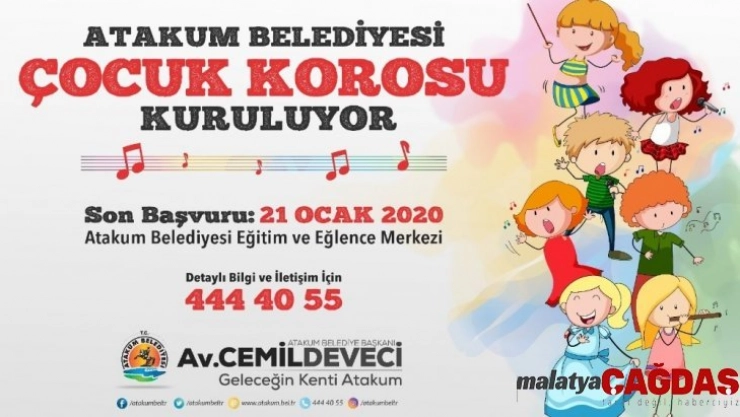 Atakum'da Çok Sesli Çocuk Korosu kuruluyor