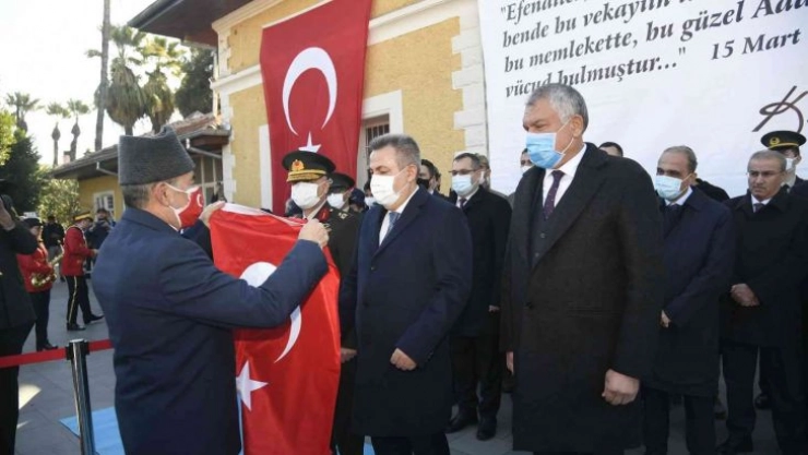 Atatürk'ün Adana'ya gelişinin 99. yıl dönümü törenle kutlandı