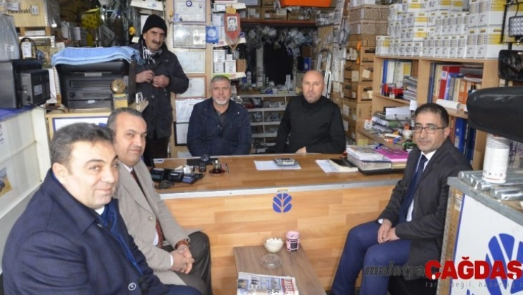 ATSO Başkanı Göktaş üyelerle değerlendirme görüşmeleri yapıyor