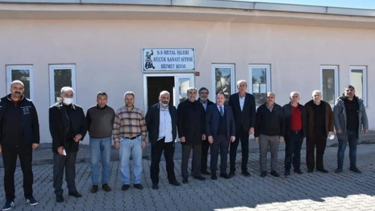 Bağlar belediyesinden metal sanayi sitesine destek