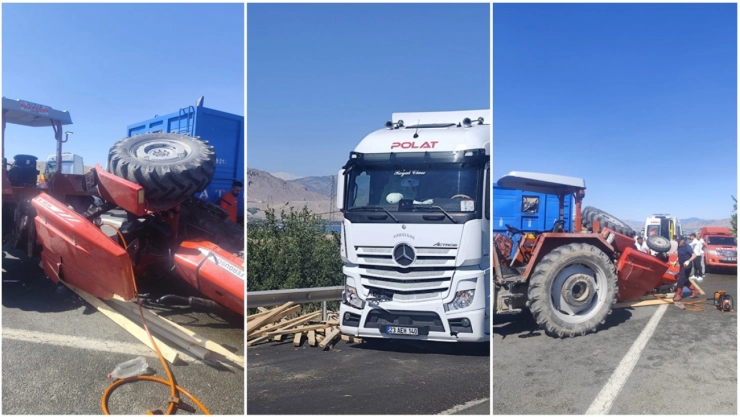 Bahri Mahallesi'nde Korkunç Kaza: Tırla Çarpışan Traktör Sürücüsü Öldü