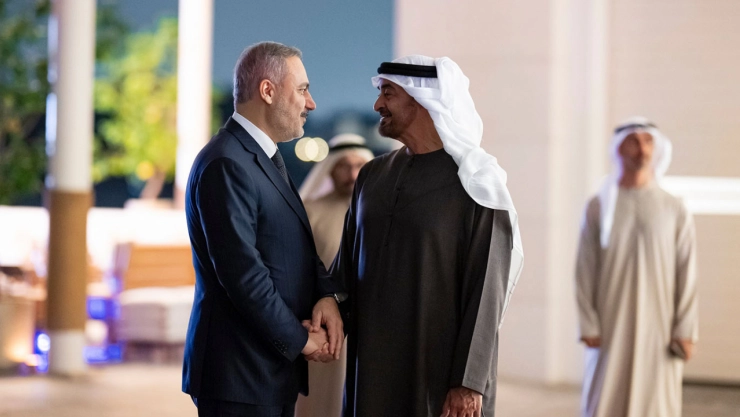 Bakan Fidan, BAE Devlet Başkanı Al Nahyan ile görüştü