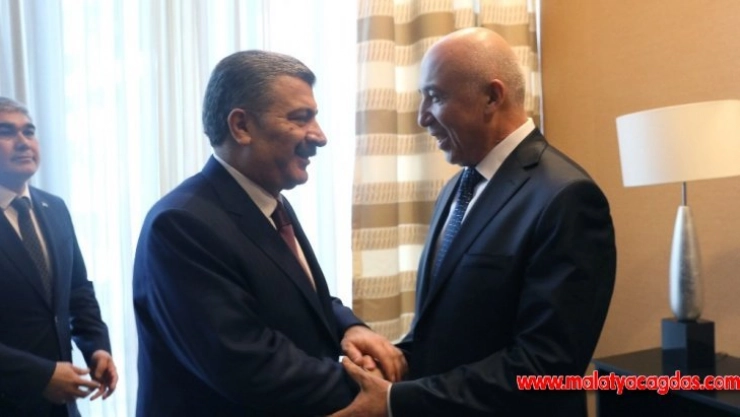 Bakan Koca, Özbekistan Sağlık Bakanı Shadmanov ile bir araya geldi