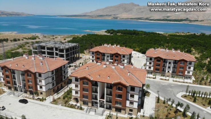 Deprem konutları tatil köylerini aratmıyor
