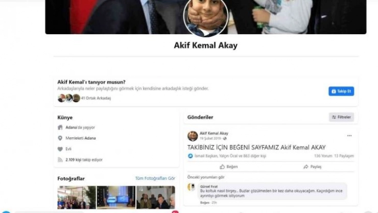 Başkan Akay'ın adına sahte hesap açmışlar
