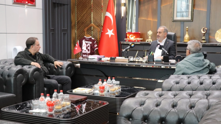 Başkan Alan Sayın Valimizle Elazığspor'a Destek Kapmanyası İle İlgili Yol Haritamızı Belirledik'