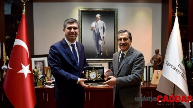 Başkan Ataç, Burdur Belediye Başkanı Ercengiz'i ağırladı