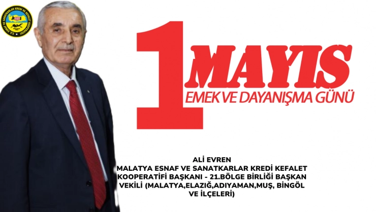 Başkan Evren'den 1 Mayıs Emek ve Dayanışma Günü Mesajı