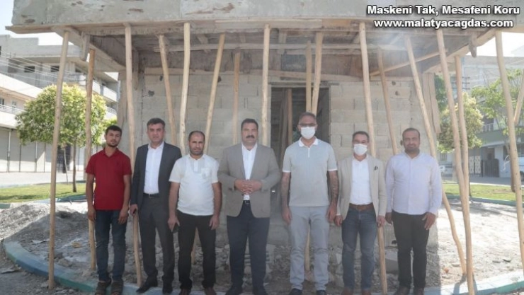 Başkan Kuş çalışmaları yerinde inceledi