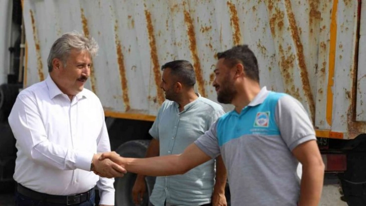 Başkan Palancıoğlu sahada çalışmaları inceledi