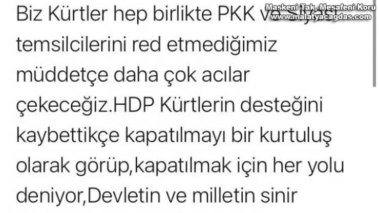 Başkan Sayan HDP, Kürtler'in desteğini kaybettikçe kapatılmayı bir kurtuluş olarak görüyor