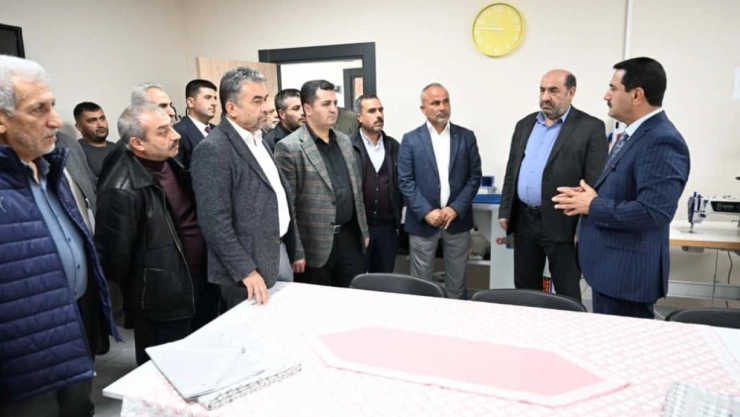 Başkan Taşkın, tamamlanan projeleri teşkilatla inceledi