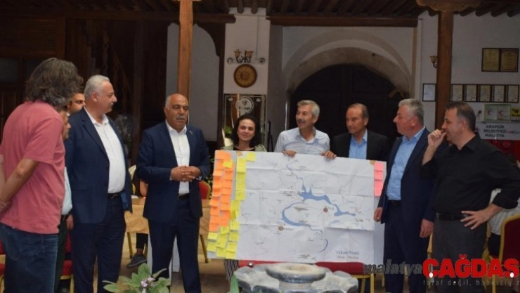 Başkanlar Arapgir'de Fırat'ı konuştu