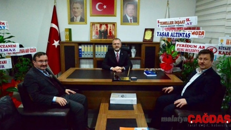 Başkanlardan Ceyhun'a hayırlı olsun ziyareti