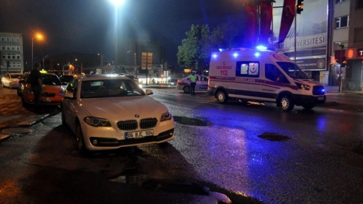 Başkent te aday sürücü yayaya çarptı