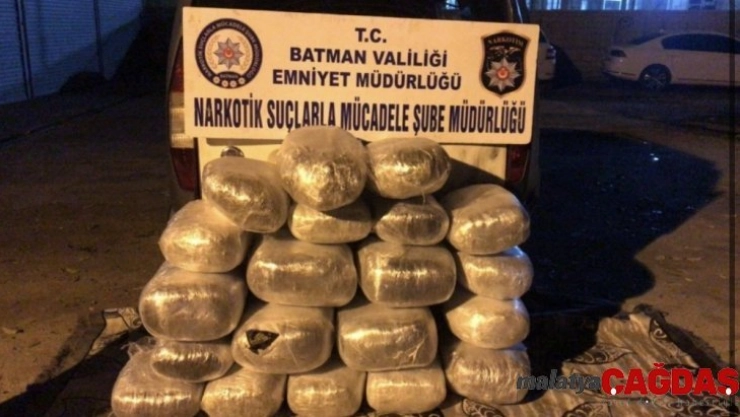 Batman'da bir yılda 2 ton uyuşturucu ele geçirildi